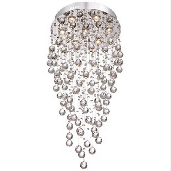 Drop Crystal Ceiling Chandelier LED Crystal Decoration Light (WH-CA-01)