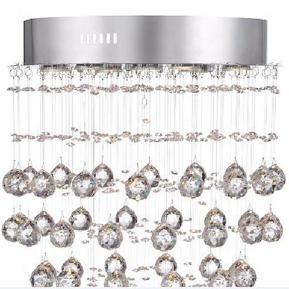 Drop Crystal Ceiling Chandelier LED Crystal Decoration Light (WH-CA-01)