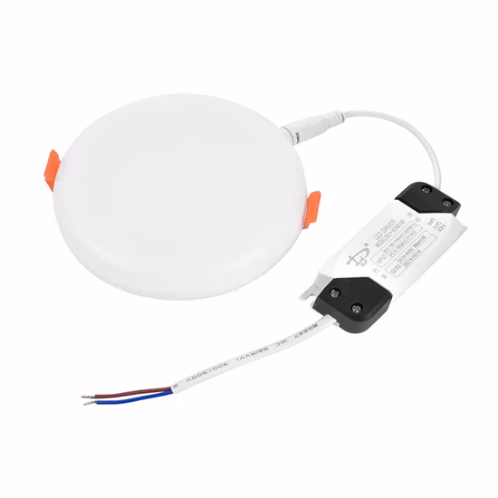 Simva LED 패널 조명 표면 실장 라운드 프레임리스 SMD 패널 조명 격벽 천장 조명 18W 24W 36W 48W 3000-6500K