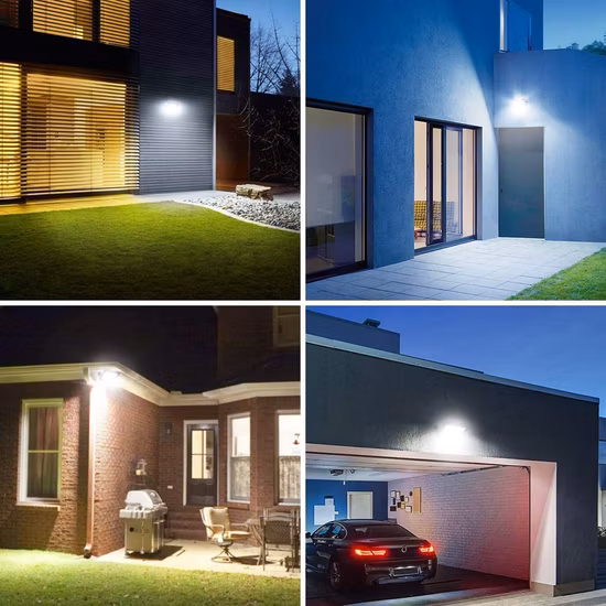 Dekra CB CE 승인 고품질 IP65 50W 야외 조명 고전력 방수 정원 마당 3 보안 조명 50W 100W 200W LED 투광 조명